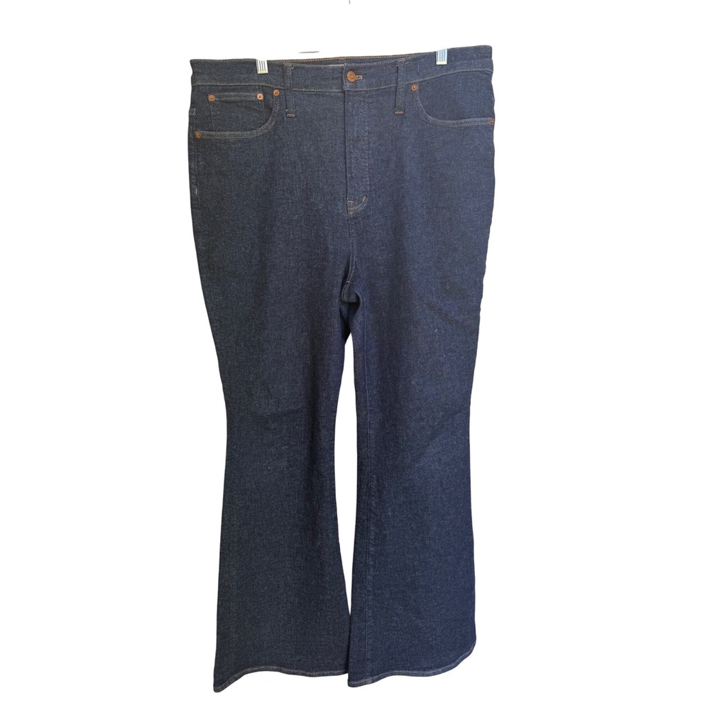 Madewell Dark Indigo Wide Leg Jeans